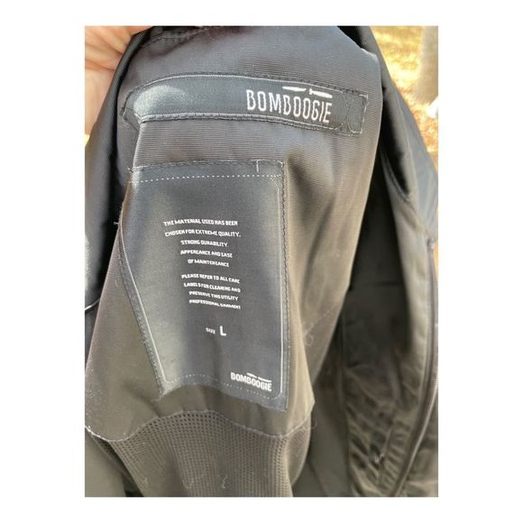 Bomboogie Men’s Jacket Black Military Sleek - Picture 11 of 16